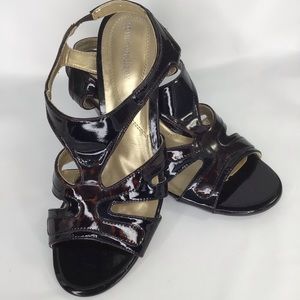 NATURALIZER WYNTER Tortoise Print shoes Sandals womens size 8.5
